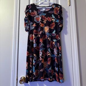 MSK Size Medium Midi Floral Dress